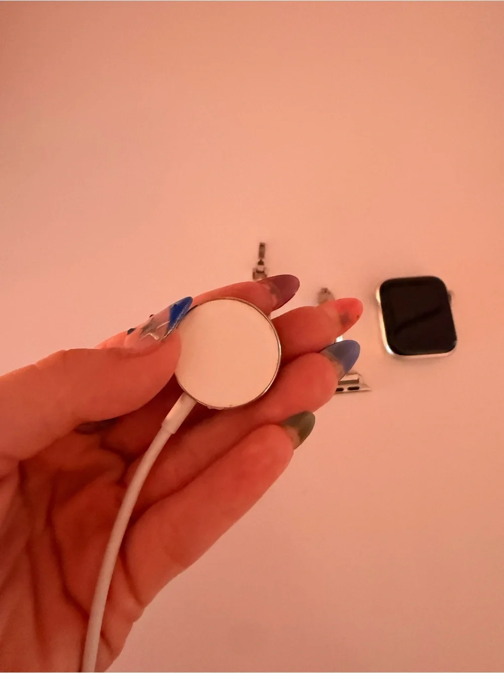 Silver Smartwatch Case and Stainless Connectors - Silver